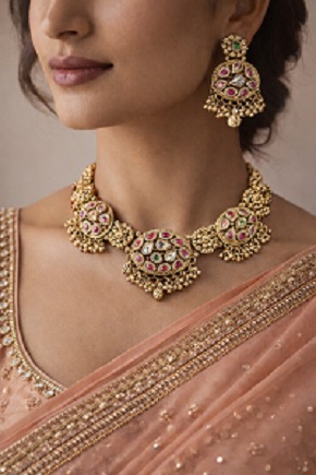 Swarovski Heritage Antique Gold Jewellery Set